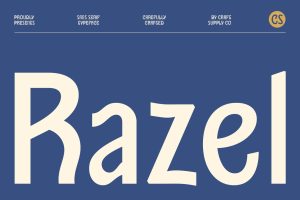 Razel – Art Nouveau Font