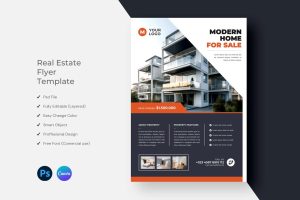 Real Estate Flyer Template Design