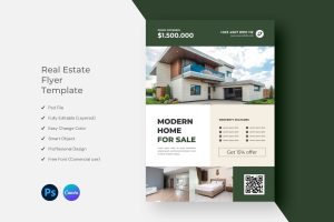 Real Estate Flyer Template Design