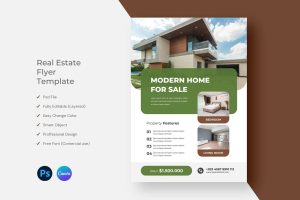 Real Estate Flyer Template Design