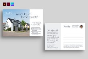 Real Estate Postcard Template