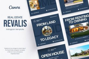 Real Estate Revalis Instagram Post Template