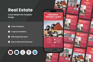 Real Estate Social Media Post Home Properties V1