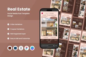 Real Estate Social Media Post Home Properties V2