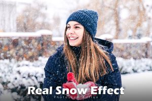 Real Snow Effect  Photoshop Actions