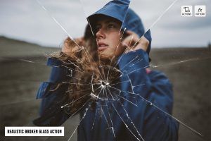Realistic Broken Glass Action