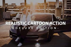 Realistic Cartoon Action Photoshop| Deluxe Edition