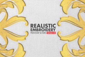 Realistic Embroidery 2 – Photoshop Actions