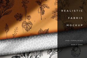 Realistic Fabric Mockup