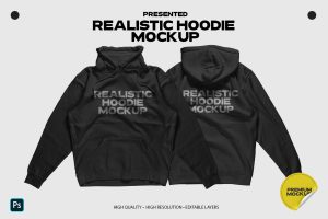 Realistic Hoodie Mockup