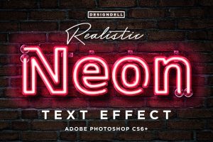 Realistic Neon Photoshop Effect
