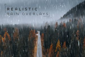 Realistic Rain Overlays Vol. 2