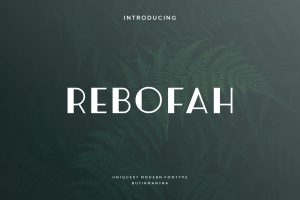 Rebofah – Feminine Font