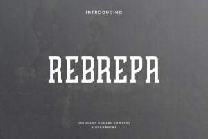 Rebrepa – Vintage Font