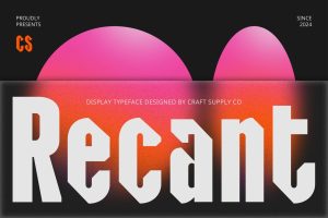 Recant – Bold Font