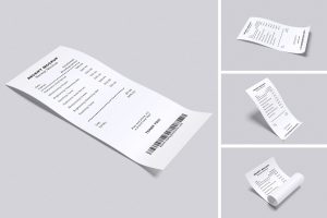 Receipt Mockup