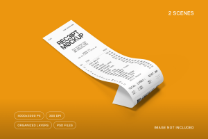 Receipt Mockup
