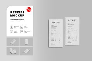 Receipt Mockup