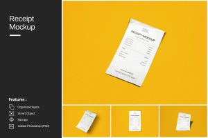 Receipt Mockup