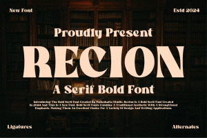 Recion – Serif Bold Font