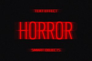 Red Horror Text Effect