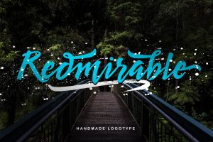 Redmirable Branding calligraphy Font