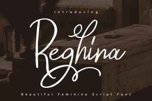 Reghina – Beautiful Feminine Script Font