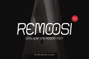 Remoosi – Digital Futuristic Font