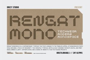 Rengat Mono – Monospace Font