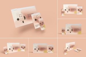 Responsive Web Browser Mockups