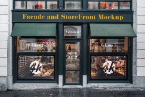 Restaurant Facade Mockup