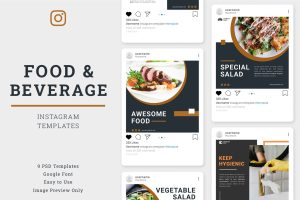 Restaurant Instagram Post Template