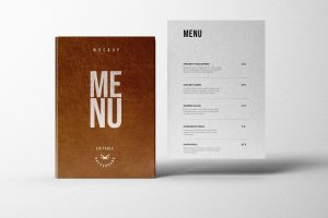 Restaurant Menu Mockup