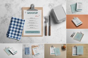 Restaurant Menu Mockup