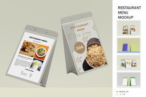 Restaurant Menu Mockup