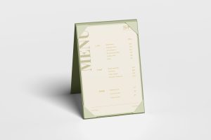 Restaurant Menu Mockup