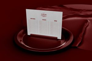 Restaurant Menu Mockup