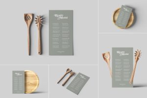 Restaurant Menu Mockups