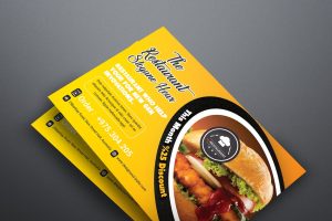 Restaurant Postcard Templates