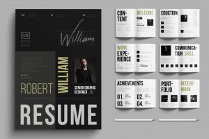 Resume Booklet Template