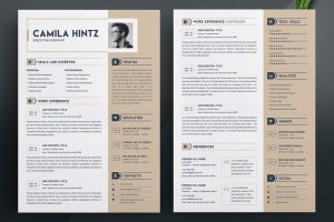 Resume Template with Cover Letter