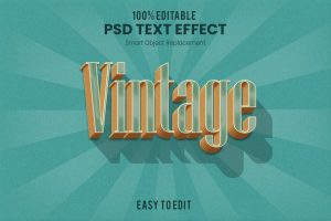 Retro 3D Text Effect