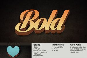 Retro 3D Text Effect