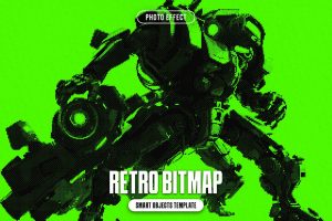 Retro Bitmap Photo Effect