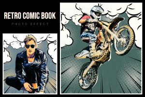 Retro Comic Book Photo Effect