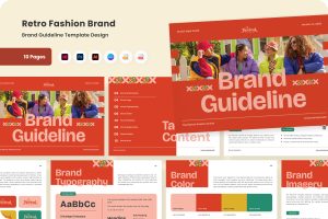 Retro Fashion Brand Guideline – Iconic & Stylish