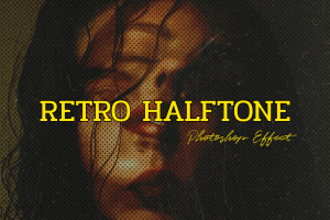 Retro Halftone Photoshop Effect