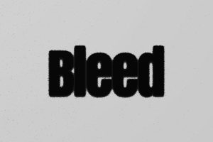 Retro Ink Bleed Text Effect