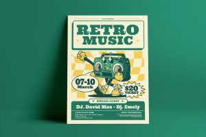 Retro Music Poster