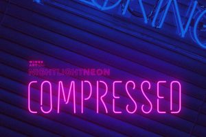 Retro Neon Font – Compressed Style